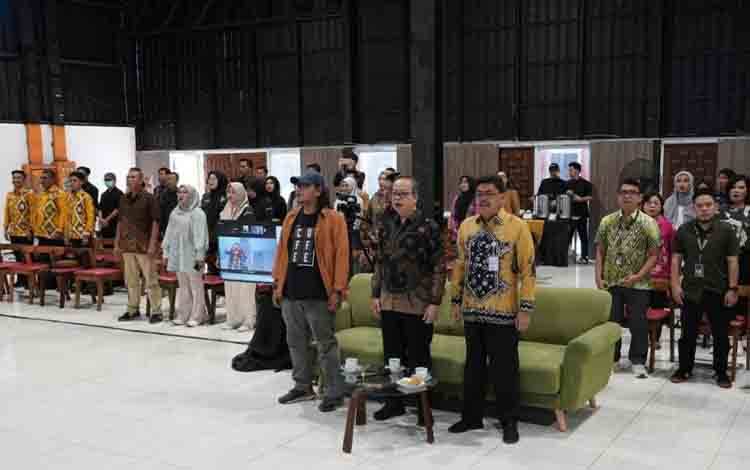 Suasana kegiatan Jarkom oleh Dirjen IKP Kemenkominfo di Wetland Square, Kota Banjarmasin, Kalsel. baru baru ini. (FOTO: SW)
