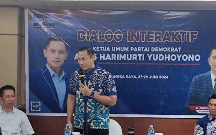 AHY Sapa Kobarkan Semangat Kader Demokrat Kalteng