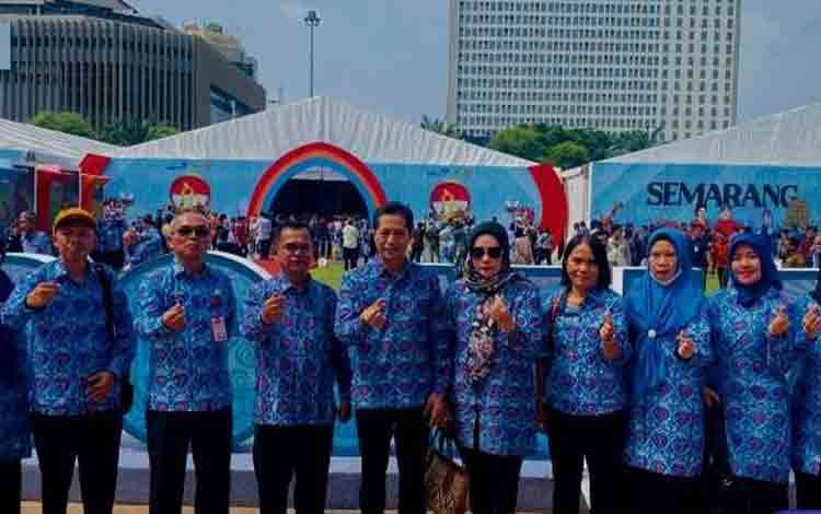 Pj Bupati Barito Utara Hadiri Puncak Peringatan Harganas ke 31 di Semarang