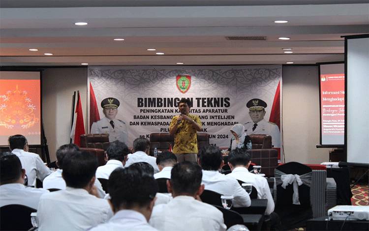 Katma F Dirun Harap Bimtek Mampu Tingkatkan Kualitas Layanan Kesbangpol Kalteng