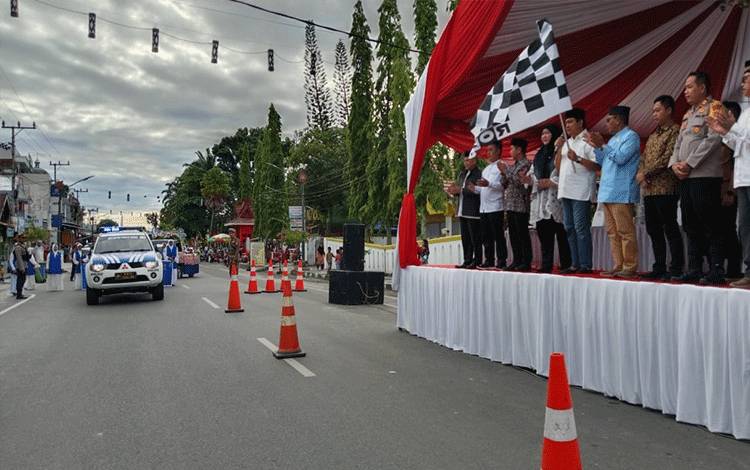 Pj Bupati Kobar Gelar Pawai Sambut Tahun Baru Islam 1446 Hijriyah