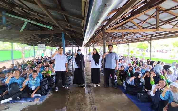 Dinkes Seruyan Gelar Kampanye Gerakan Sekolah Sehat di SMA Negeri I Kuala Pembuang