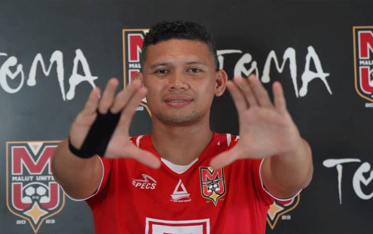 Malut United datangkan penjaga gawang berpengalaman, Muhamad Ridwan, Kamis (11/7/2024). ANTARA/Abdul Fatah (Abdul Fatah)