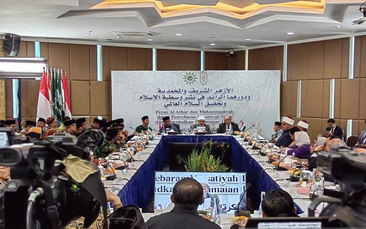 Pertemuan Muhammadiyah-Grand Syekh Bahas Moderasi Hingga Kemanusiaan