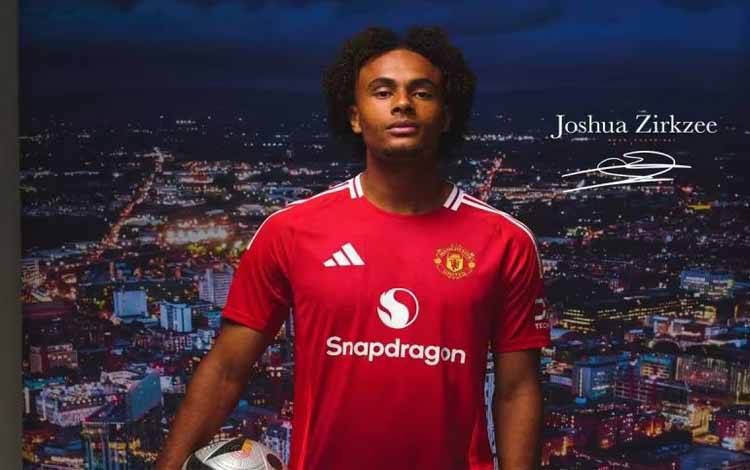 Manchester United Resmi Umumkan Transfer Joshua Zirkzee dari Bologna