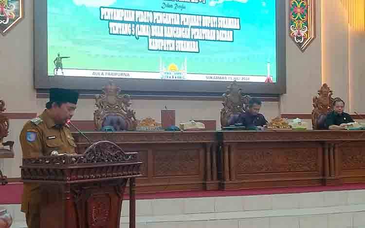 Pemkab Sukamara Sampaikan 5 Buah Raperda kepada DPRD?