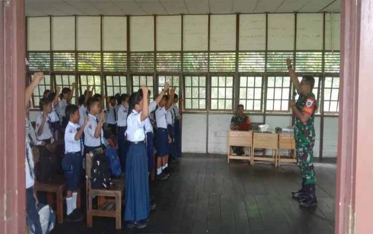 MPLS Peserta Didik Baru SMPN 1 Kapuas Hilir Diisi Materi Wawasan Kebangsaan