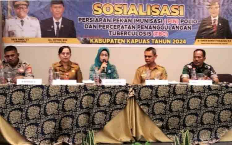 Dinkes Kapuas Tekankan Pentingnya Imunisasi Polio