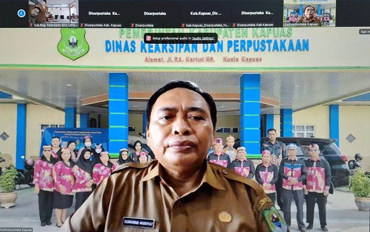 Kepala Disarpustaka Kapuas Ikuti Bimtek SIKN