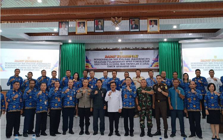 Pemkab Gunung Mas Gelar Raordalev Realisasi APBD Triwulan II Tahun 2024