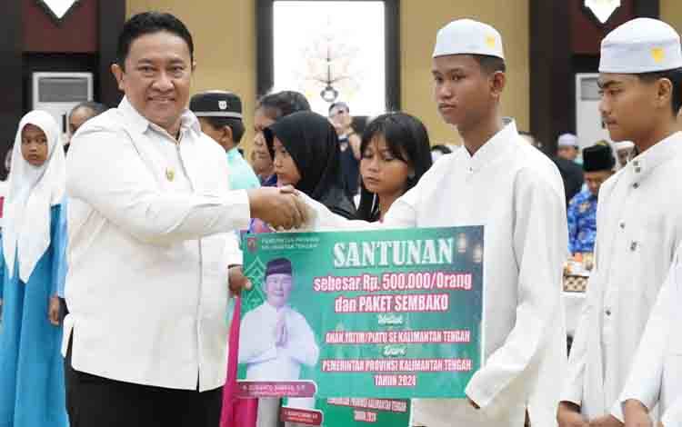 Peringati Hari Anak Yatim, Pemprov Kalteng Berikan Santunan ?
