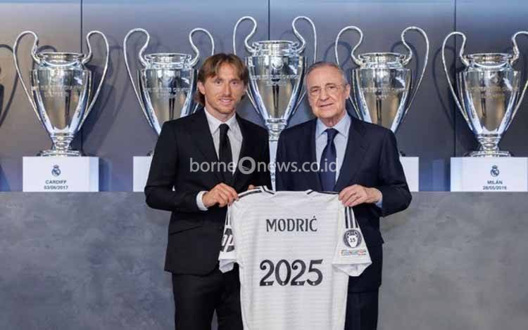 Real Madrid Perpanjang Kontrak Luka Modric Hingga 2025