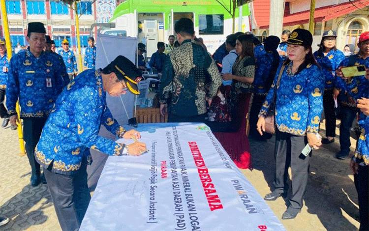 Pegawai Pemkab Barito Timur Jadi Panutan Kepatuhan PBB P2