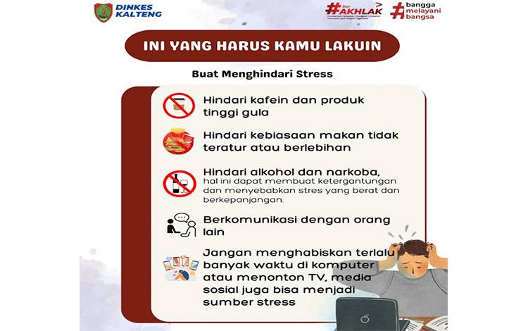 Stres Bisa Menimbulkan Penyakit, Ini Tips Menghindarinya Versi Dinkes Kalteng