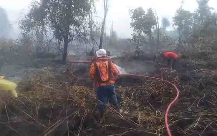 Karhutla Muncul di Desa Kubu, Sekitar 7 Hektar Lahan Terbakar