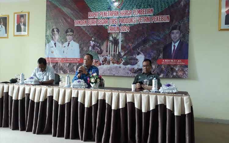 Disbun Kalteng Tetapkan Harga TBS, ini Besarannya
