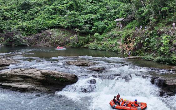 Murung Raya Ikuti Lomba Desa Tingkat Provinsi: Wisata Arum Jeram Desa Cangkang