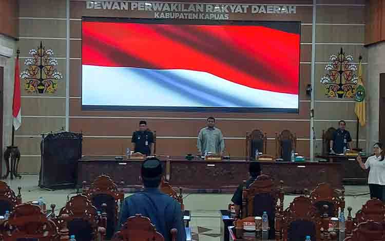 DPRD Kapuas Gelar Paripurna Penyampaian Raperda RPJPD 2025 - 2045