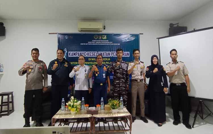 Kantor UPP Kelas III Teluk Segintung Gelar Kampanye Keselamatan Pelayaran