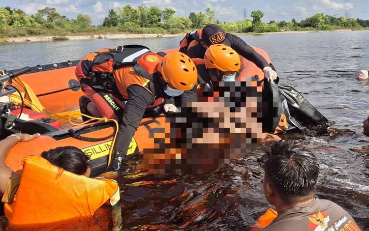 Korban Tenggelam Tjilik Riwut Kilometer 17 Berhasil Ditemukan Tim Gabungan SAR