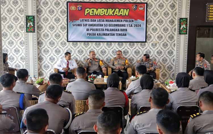 Siswa SIP Angkatan 53 Gelombang Mulai Lajta di Polresta Palangka Raya