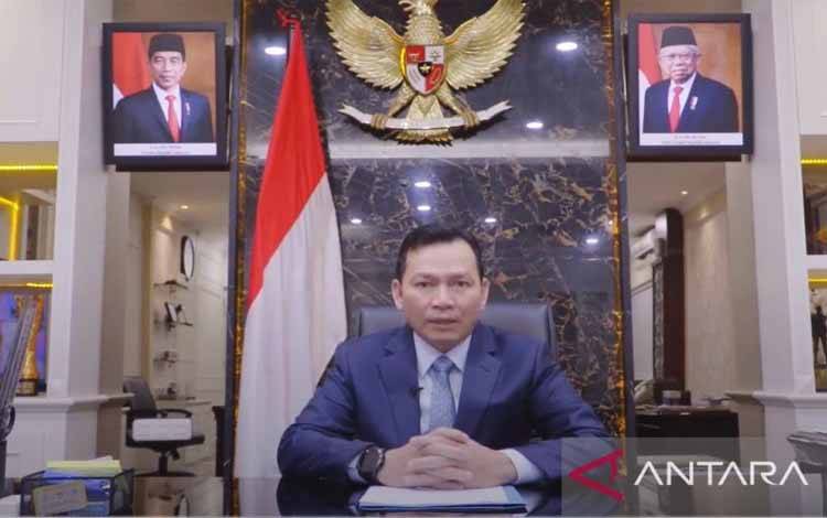 Deputi III Bidang Pengembangan Usaha & BUMN Riset dan Inovasi Kemenko Perekonomian Elen Setiadi saat menyampaikan sambutan dalam webinar bertajuk Perdagangan dan Bursa Karbon di Indonesia 2024 di Jakarta, Selasa (23/7/2024). ANTARA/Bayu Saputra