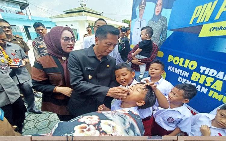 Pemkab Barito Utara Targetkan 21.595 Anak Dapat Imunisasi Polio