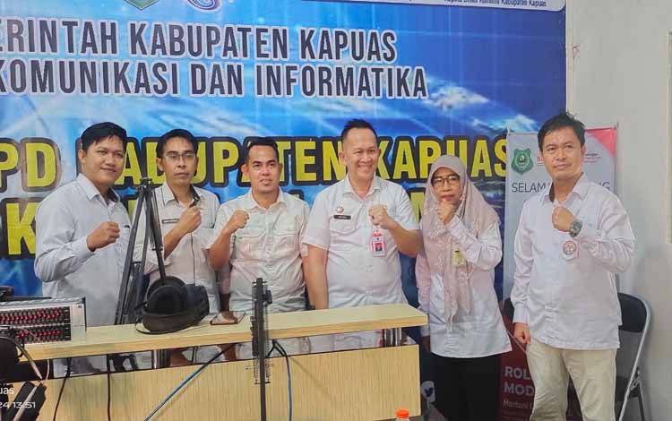 Sekda Kapuas, Septedy saat menerima kunjungan KPID Kalteng di LPPL RSPD Kapuas, Rabu, 24 Juli 2024. (FOTO: IST)
