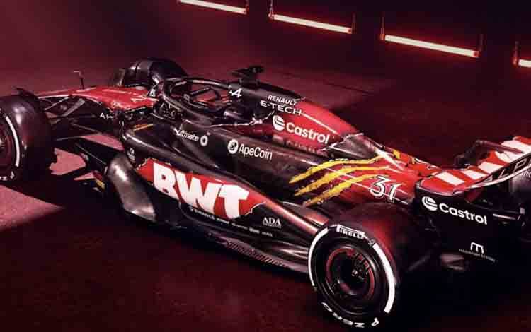 Alpine Bawa Livery Spesial Deadpool x Wolverine pada GP Belgia