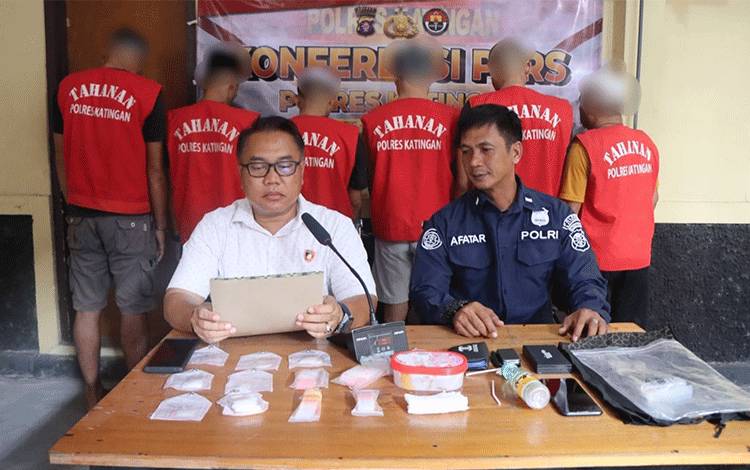Polres Katingan Tangkap 10 Pengedar Narkotika, 4 Diantaranya Perempuan