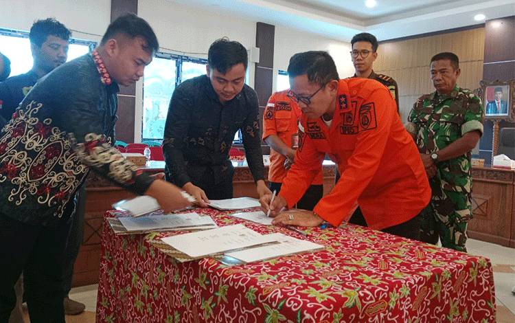 Pemkab Barito Timur Perkuat Kerja Sama Lembaga dalam Penanggulangan Bencana