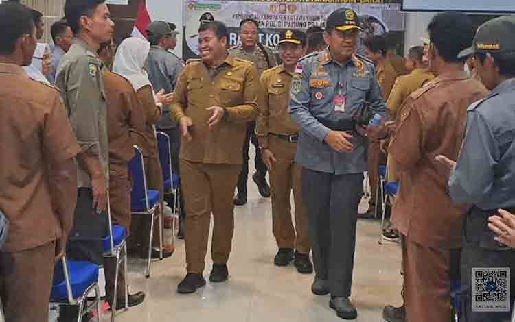 Rakor Satlinmas se-Kobar, Ini yang Disampaikan Pj Bupati