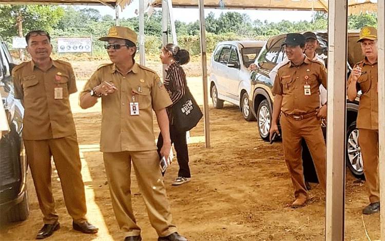 Sekda Barito Timur Cek Kesiapan Bartim Expo 2024