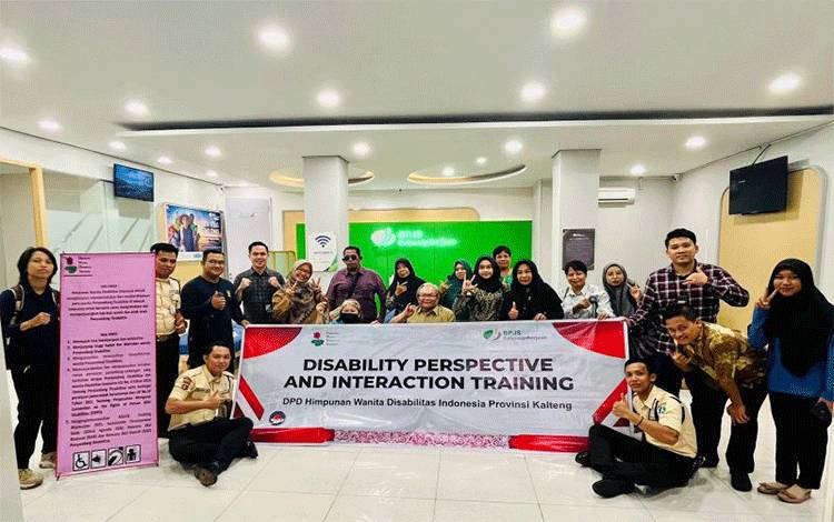 BPJS Ketenagakerjan Latih Interaksi dengan Penyandang Disabilitas di Palangka Raya