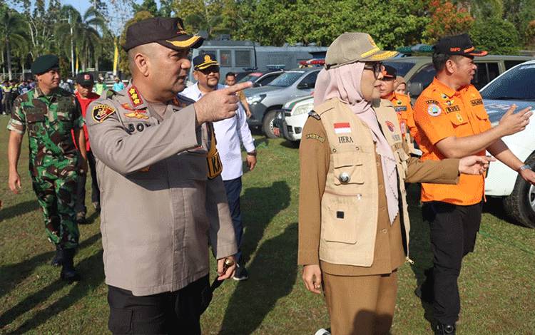 Kapolresta Palangka Raya Tegaskan Kesiapsiagaan dalam Cegah dan Tanggulangi Karhutla