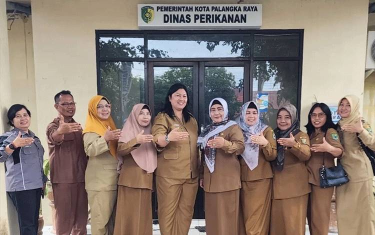 Diskan Palangka Raya Terima Kunjungan Kerja Dinas Ketahanan Pangan dan Perikanan Kapuas