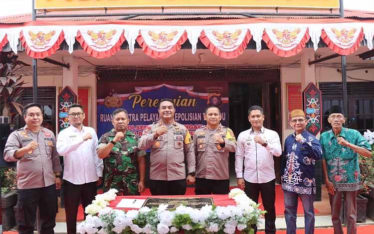 Kapolres Barito Timur Resmikan Ruang Pelayanan Publik Polsek Dusun Tengah