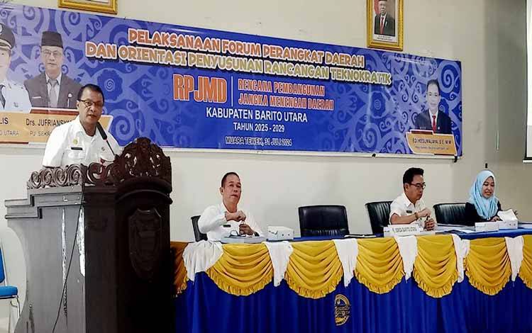 Pemkab Barito Utara FPD dan Orientasi Penyusunan Rancangan Teknokratik RPJMD 2025-2029