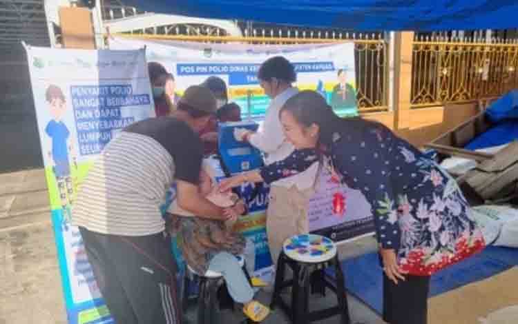 Pelaksanaan PIN Polio di Kapuas Capai 37.674 Anak untuk Putaran Pertama
