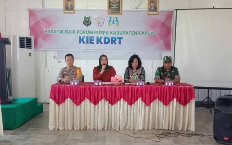 Forum Puspa Kapuas Gelar KIE Terkait KDRT di Pulau Petak, Ini Tujuannya