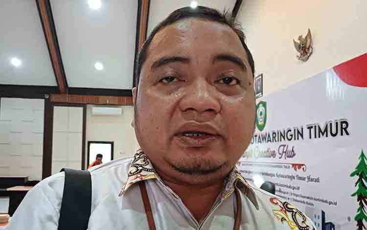 Kepala Badan Pusat Statistik Kabupaten Kotawaringin Timur Eddy Surahman. (FOTO: DEWIP)