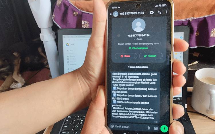 OJK Kalteng Konsisten Lakukan Pemberantasan Judi Online