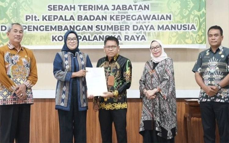 Fifi Arfina Purna Tugas, Mardian Ardi Jabat Plt Kepala BKPSDM Kota Palangka Raya