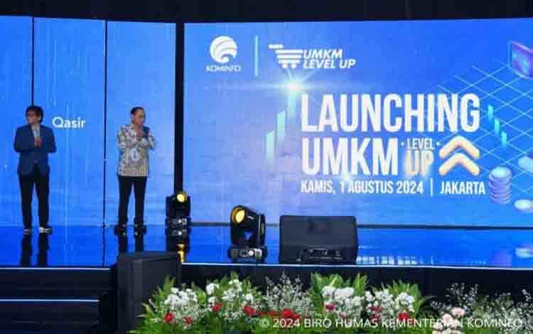 Menkominfo Sebut UMKM Level Up Fasilitasi Pelaku UMKM Adopsi Teknologi