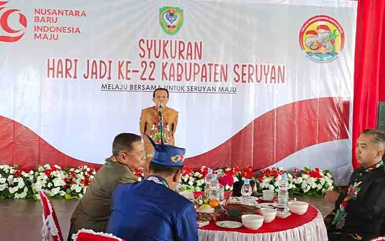 Wakil Ketua DPRD Kalteng Hadiri Upacara Hari Jadi ke-22 Kabupaten Seruyan