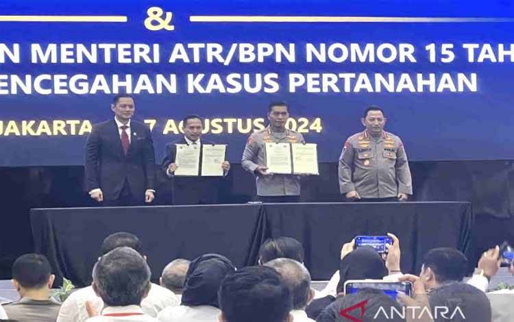 Kementerian ATR/BPN dan Polri Kerja Sama Berantas Mafia Tanah