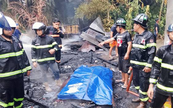 Tiga Rumah di Desa Ipu Mea Barito Timur Terbakar, Satu Korban Tewas Terpanggang