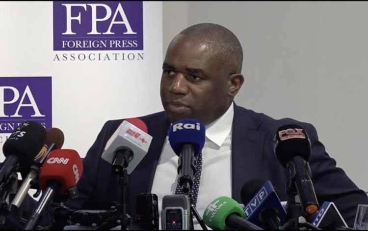 Menteri Luar Negeri Inggris David Lammy/HO-Anadolu/www.aa.com.tr