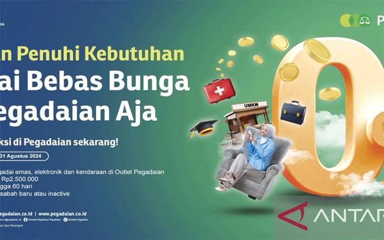 Pegadaian Hadirkan "Gadai Bebas Bunga" Sambut Peringatan HUT ke-79 RI