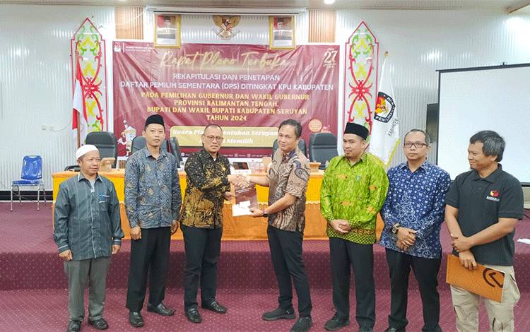 Pj Sekda Seruyan Apresiasi Penetapan DPS untuk Pilkada 2024